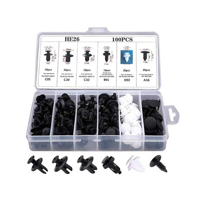 Car clips set 100 pcs